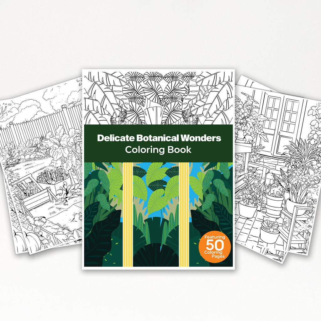 50 Delicate Botanical Wonders Printable Coloring Pages For Kids And Ad ...