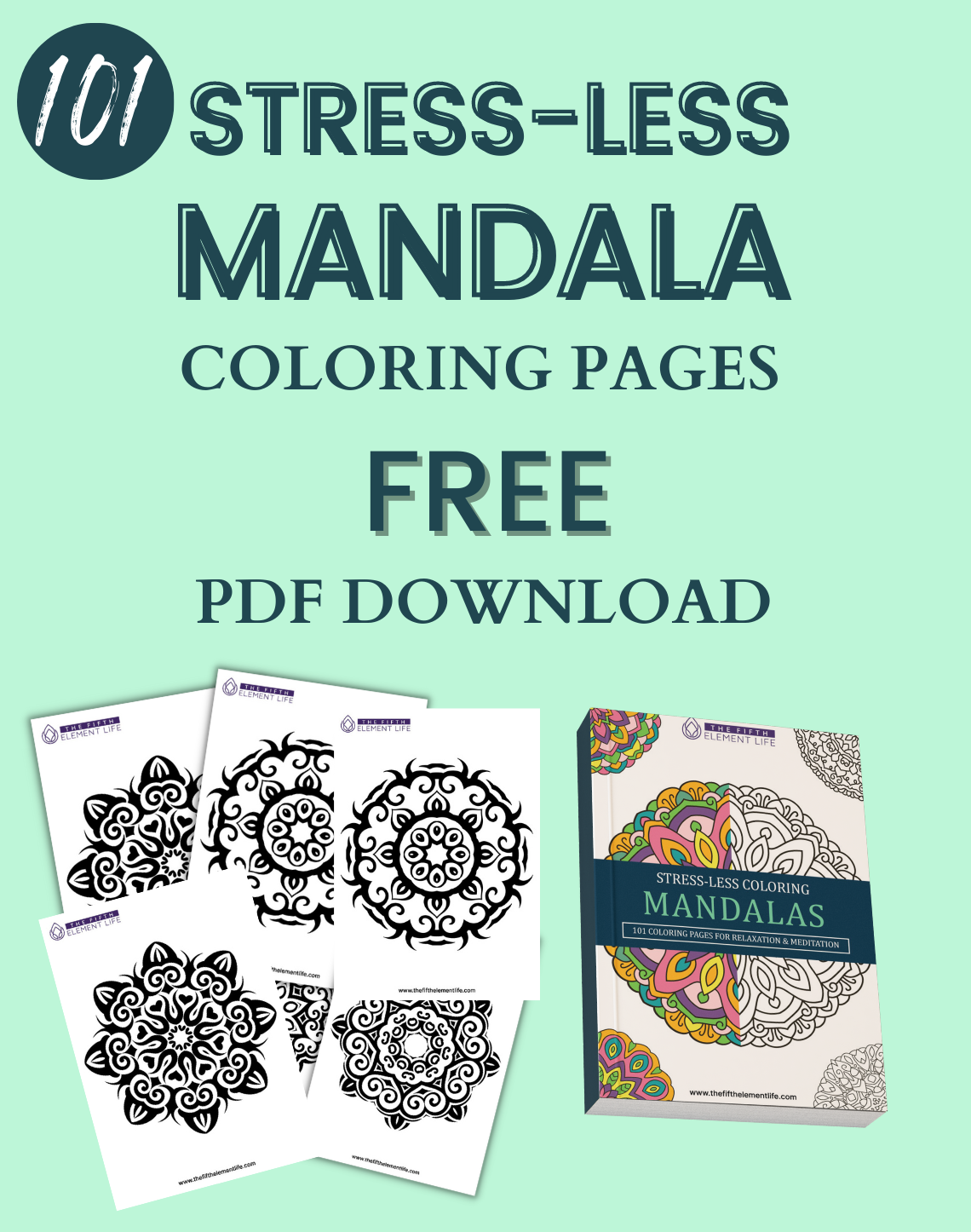 101 Amazing Mandala Coloring Pages To Stress-Less (FREE DOWNLOAD) – The ...