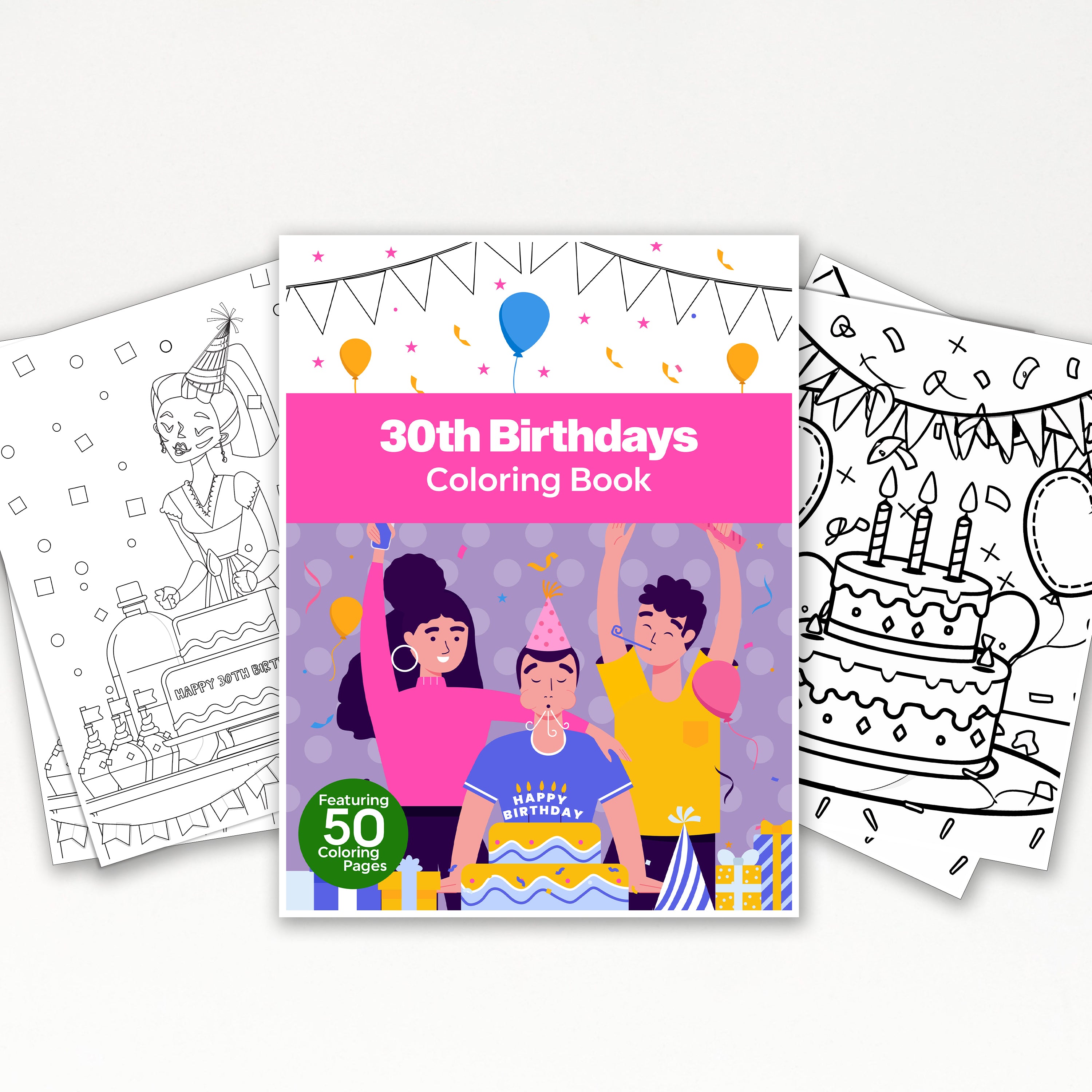 30th Colouring Printable Happy 30th Birthday Coloring Pages Happy Birthday Coloring