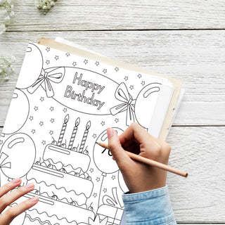 50 Joyous 70th Birthday Printable Coloring Pages For Kids & Adults (INSTANT DOWNLOAD)