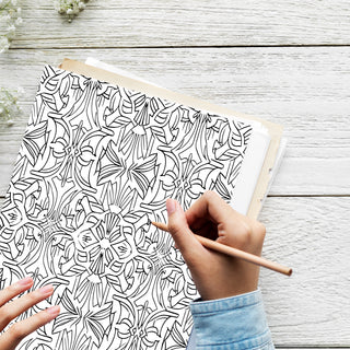 50 Arabesque Elegance Printable Coloring Pages For Kids & Adults (INSTANT DOWNLOAD)
