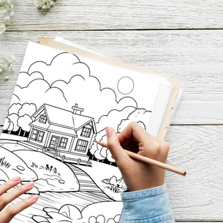 50 Breathtaking Colorado Printable Coloring Pages For Kids & Adults (INSTANT DOWNLOAD)