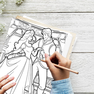 50 Country Romance Printable Coloring Pages For Adults (INSTANT DOWNLOAD)