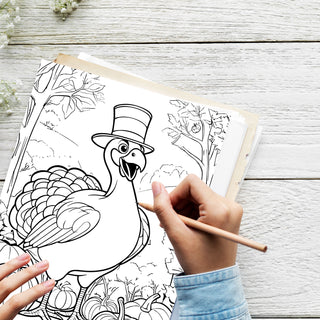 50 Grateful Thanksgiving Printable Coloring Pages For Kids & Adults (INSTANT DOWNLOAD)