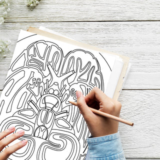50 Human Anatomy Printable Coloring Pages For Kids & Adults (INSTANT DOWNLOAD)