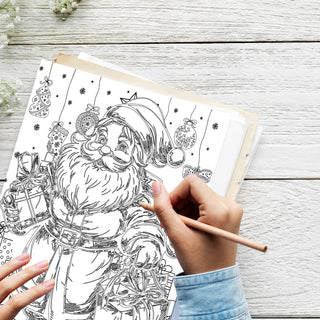 Joyful Christmas Printable Coloring Pages For Kids & Adults (INSTANT DOWNLOAD)