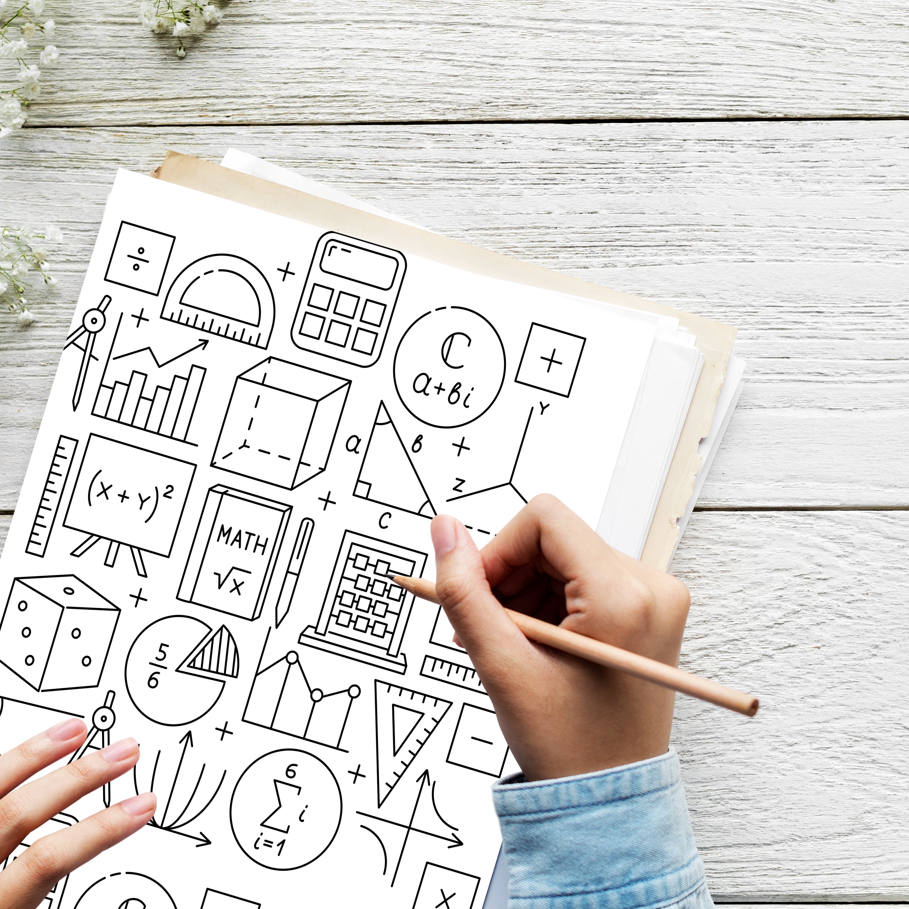 Maths Colouring Pictures For Kids