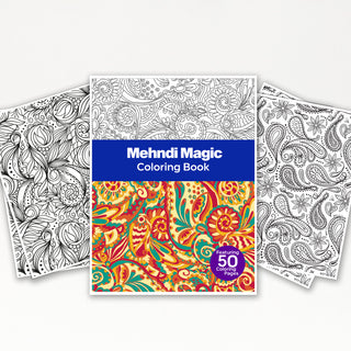 50 Mehndi Magic Printable Coloring Pages For Kids & Adults (INSTANT DOWNLOAD)