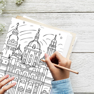 50 Best Mexico Printable Coloring Pages For Kids & Adults (INSTANT DOWNLOAD)