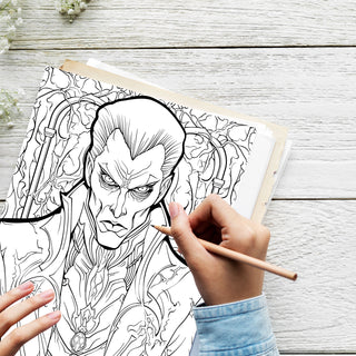 50 Myth & Magic Printable Coloring Pages For Kids & Adults (INSTANT DOWNLOAD)