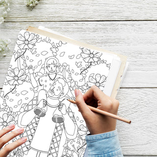 50 Plant Dad Haven Printable Coloring Pages For Kids & Adults (INSTANT DOWNLOAD)