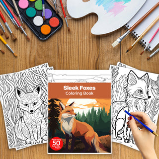 50 Captivating Fox Printable Coloring Pages For Kids & Adults (INSTANT DOWNLOAD)