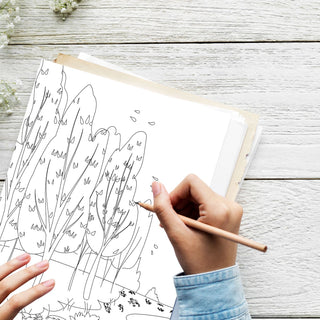 50 Festive Autumn Printable Coloring Pages For Kids & Adults (INSTANT DOWNLOAD)